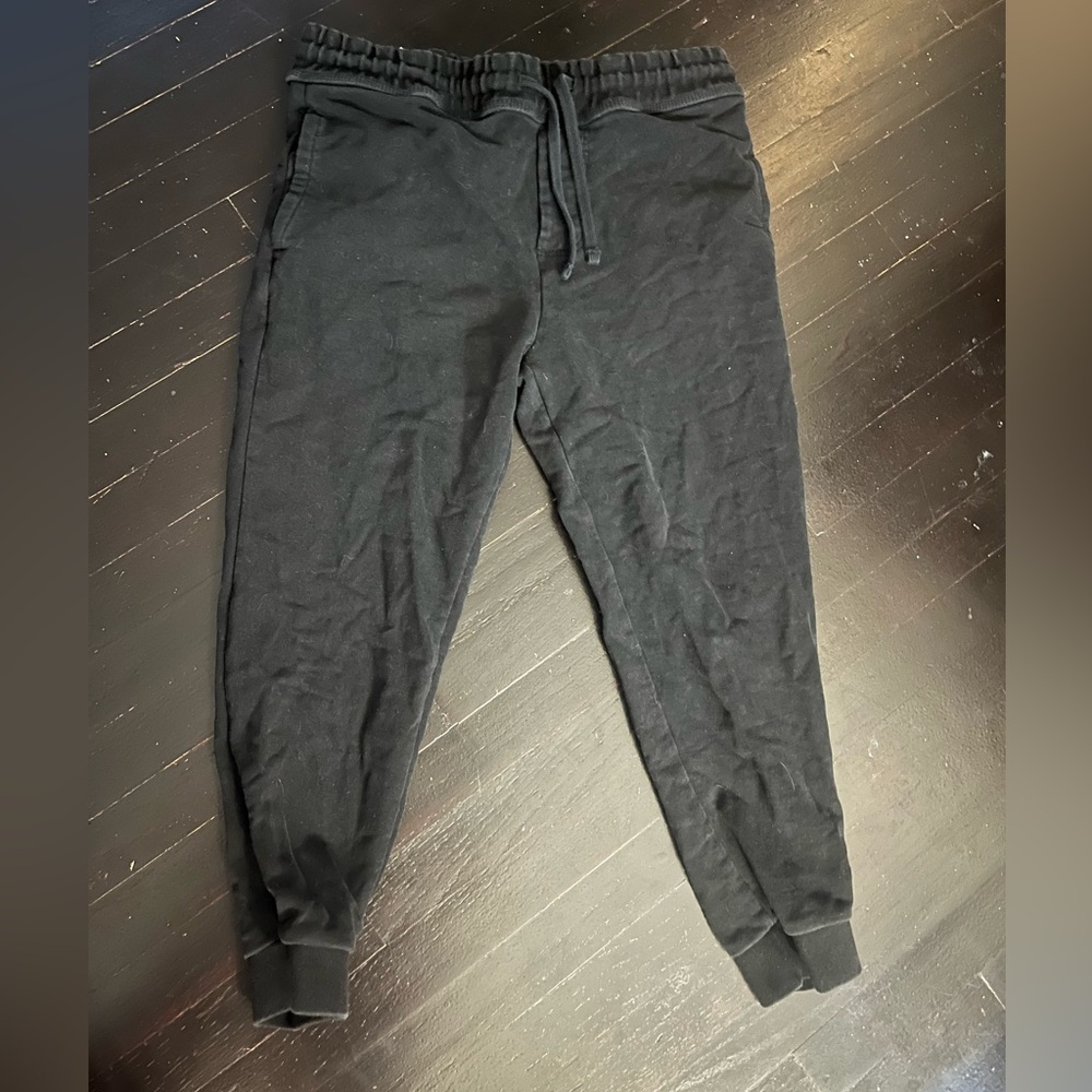 American Eagle Outfitters Men's AEUSA Graphic Joggers - Black - Size Small